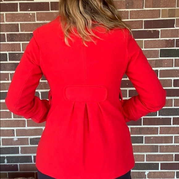 DKNY Red Peacoat - Picture 3 of 8